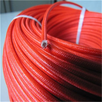 fiberglass braided  silicone rubber insulated high temperature cable
