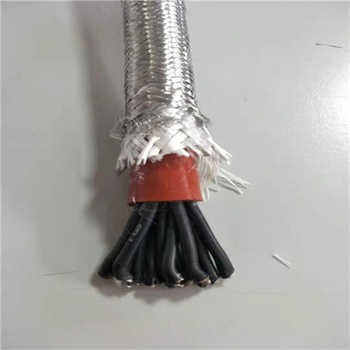 SIHF-C  halogen-free copper braided screen silicone mulitcore cable