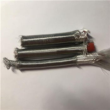 stainless steel and fiberglass braided Silicone Rubber Heat Resistant Electrical Cable
