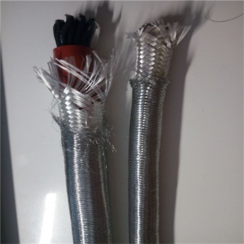 SIHF-C Multi wire multi core halogen-free copper braided screen silicone cable  